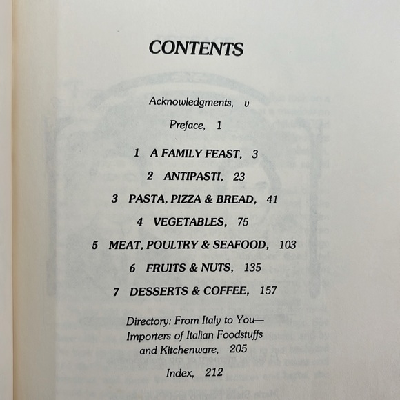 An Italian Family Reunion Cookbook by Gail Sforza Brewer Signed & Inscribed - Picture 6 of 8